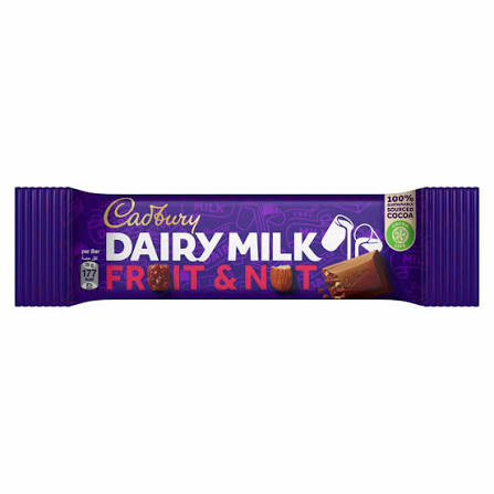 Cadbury dairy milk fruit & nut 35g_0