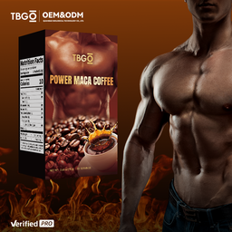 2025 TBG OEM Maca Ginseng Coffee Maca Root Coffee Power Maca Powder Plus Boxs Energy Boost Enhancement Drinks Coffee for Men