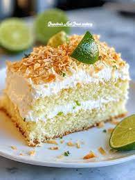 Coconut Moist Cake   (Coconut & Lime)