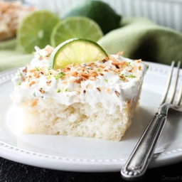Coconut Moist Cake   (Coconut & Lime)