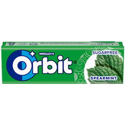 Orbit spearmint sugar free 10's