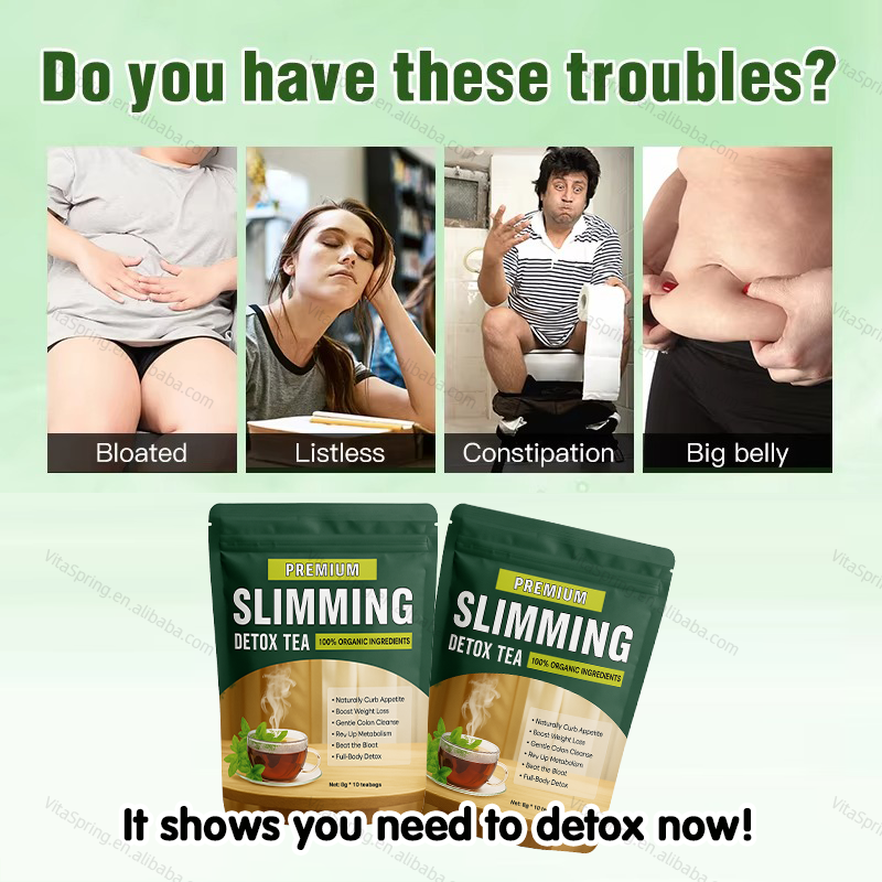 OEM 100% Natural Plant Based Sliming Tea Custom Private Label Flat Belly Weight Loss_5