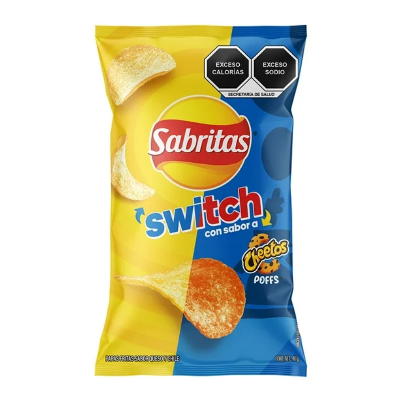 Sabritas Switch Con Sabor a Cheetos Poffs 48g