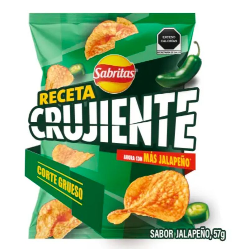 Sabritas Receta Crujiente Jalapeño 57g