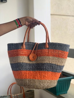 AFRICAN HAND WOVEN BASKET