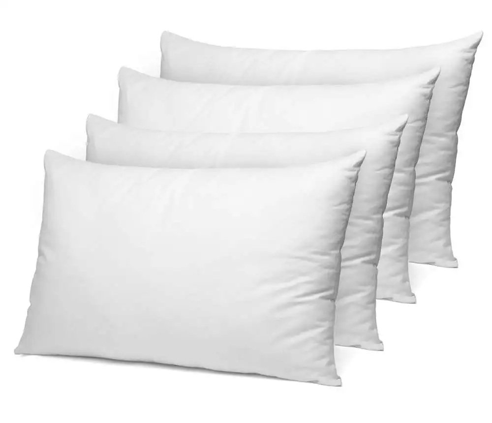 4 Pack – Polycotton Standard Hollow Fibre Pillow