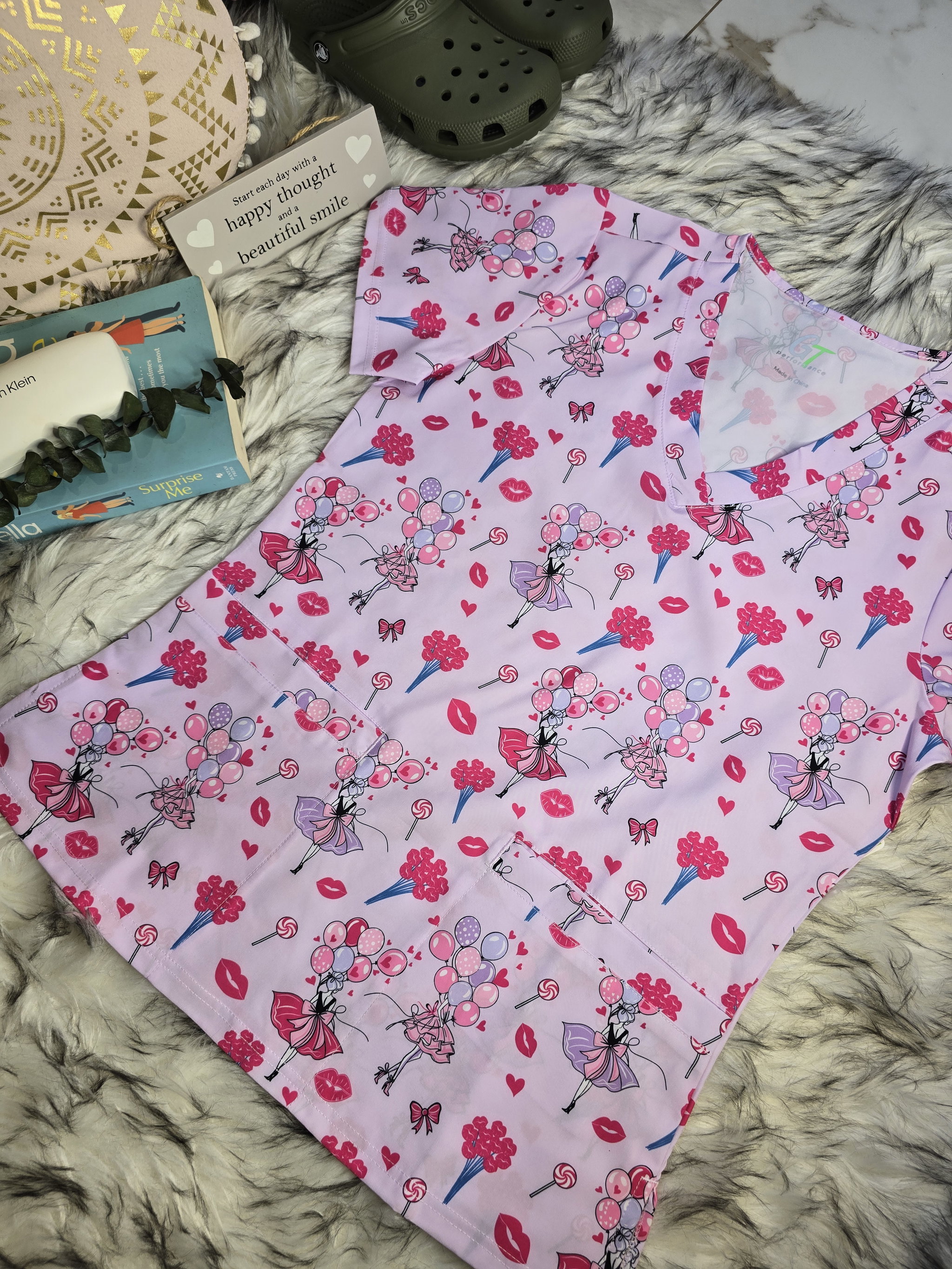 Ballerina Kisses Printed Top_2