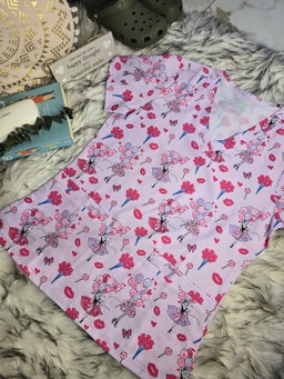 Ballerina Kisses Printed Top