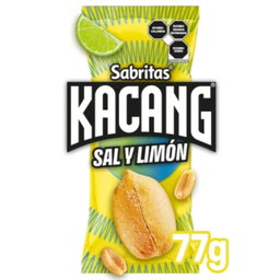 Cacahuates KACANG Sal y Limón 77g