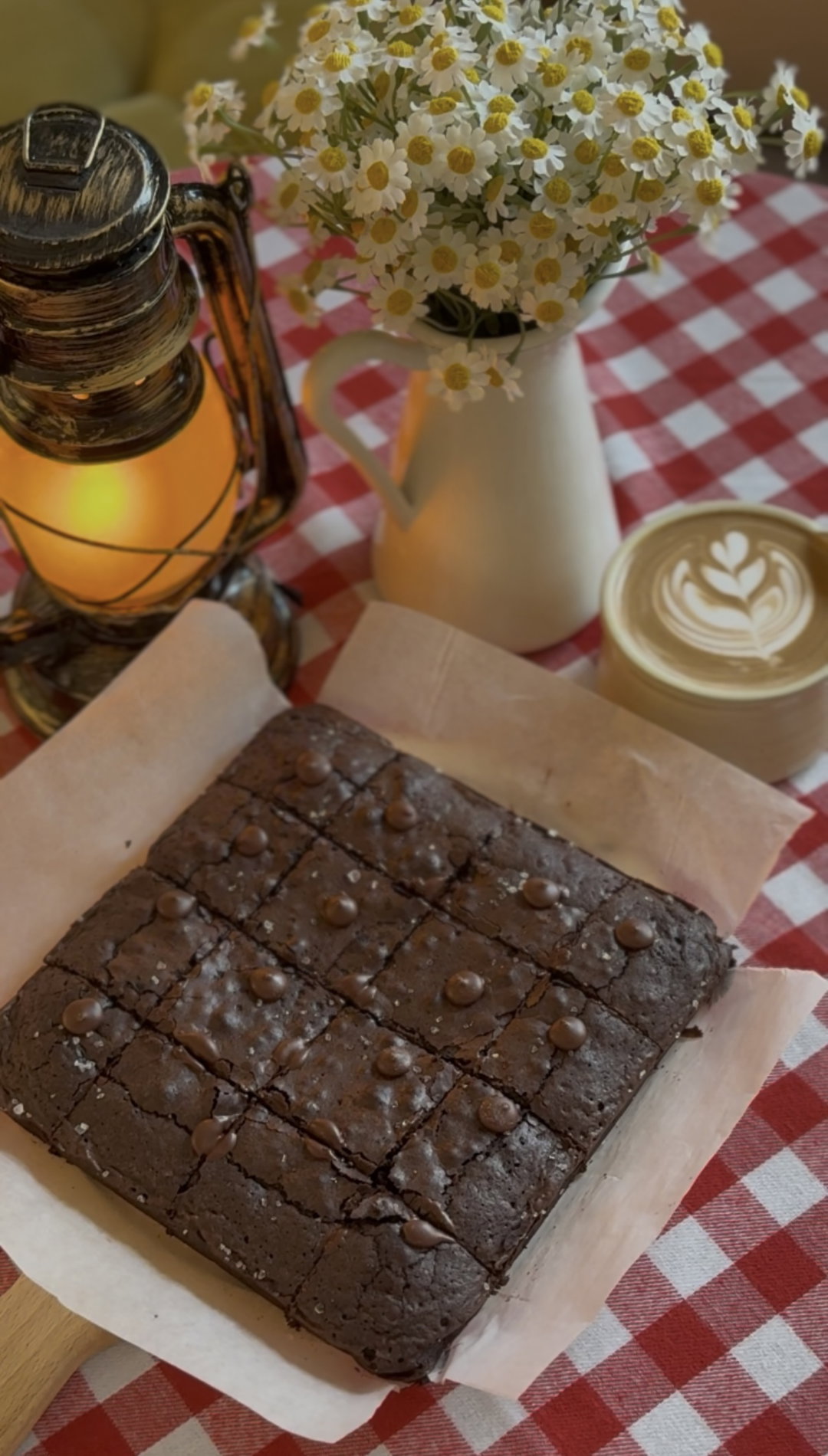 Cosy sea salt fudge brownie (Per slice)