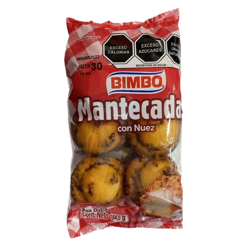 Mantecadas Bimbo con Nuez 184.5g