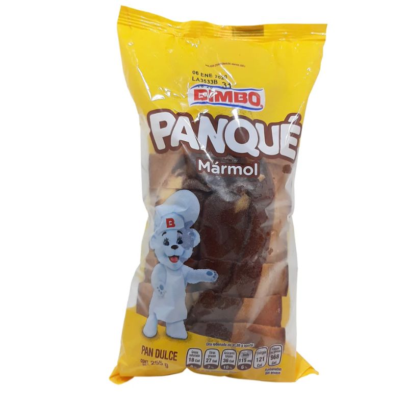 Panqué Bimbo Mármol 280g