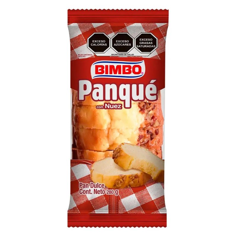 Panqué Bimbo con Nuez 280g