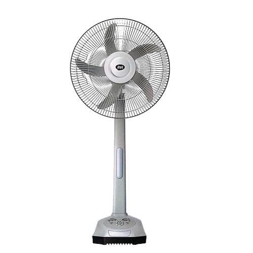 itel 16 Inches AC/DC Solar Rechargeable Fan With Panel & 2 Bulbs_1