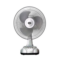 itel 12 Inches AC/DC Solar Rechargeable Fan With Panel & 2 Bulbs