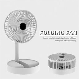 WakeView Rechargeable Fan Mist Fan Light Air Cooler Water Fan White