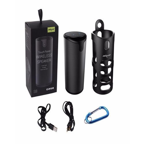 Zealot S8 3D HiFi Wireless Bluetooth Mini Speaker With Touch Control & Powerbank Function - Black_1