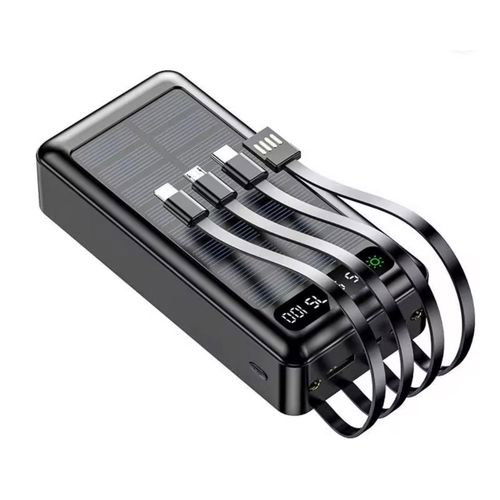 SOLAR 30,00O-mAh Durable Power Bank Fast Charge