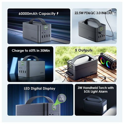 Oraimo Ultimate SixtyThousand MAh Powerbank With FreeCharger_1