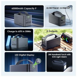 Oraimo Ultimate SixtyThousand MAh Powerbank With FreeCharger