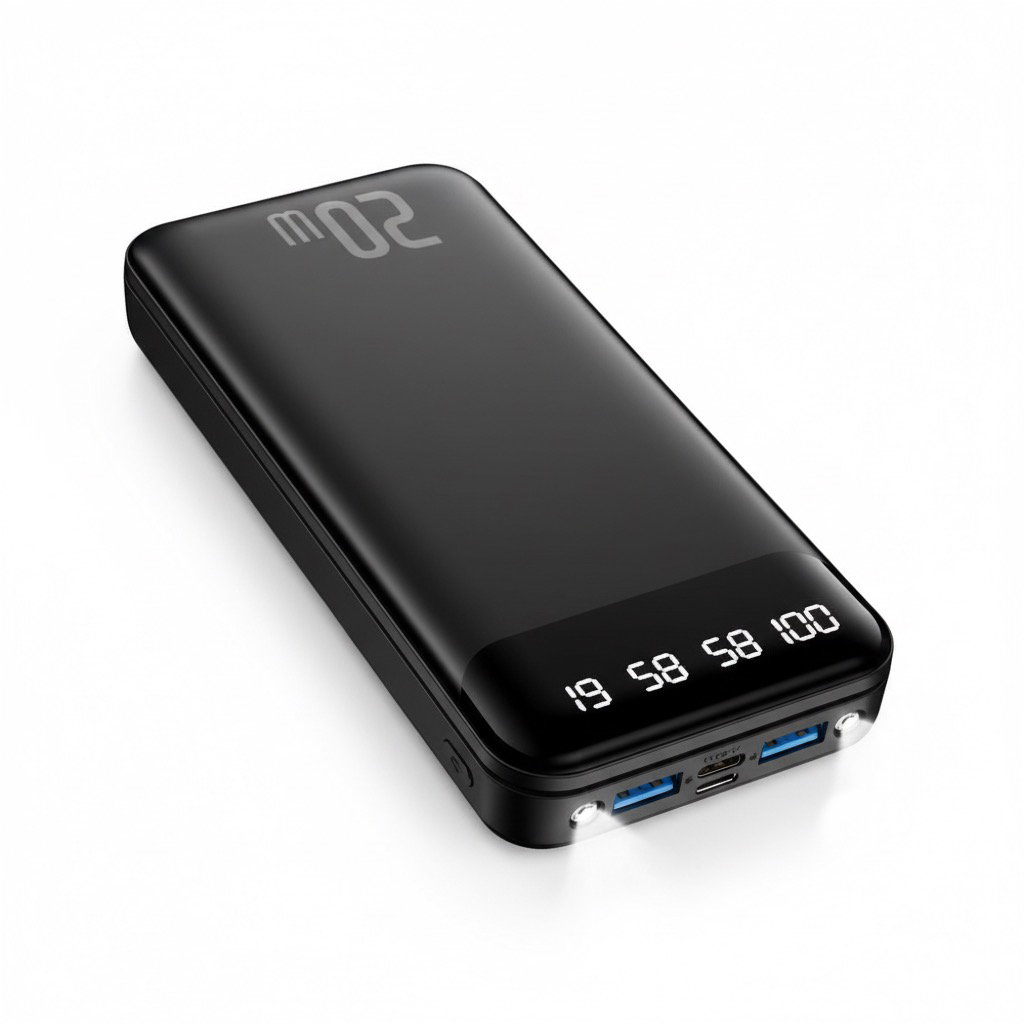 VIC New 20000mAh Power Banks, 74Wh Portable Fast Charge, Ultra-Slim Battery Pack( Type-C Input )_0