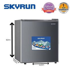 Skyrun 48 Litres Single Door Fridge (BCD-50HW)-Silver