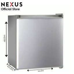 Nexus 50 Litres Bedside Refrigerator (NX-65) - Silver