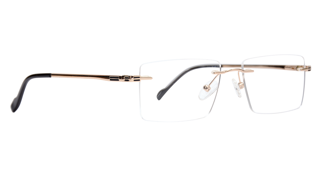 9M TP |YC6009 |Rimless |Metal |GOLD-Metal |54-17-140