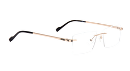 9M TP |YC6009 |Rimless |Metal |GOLD-Metal |54-17-140