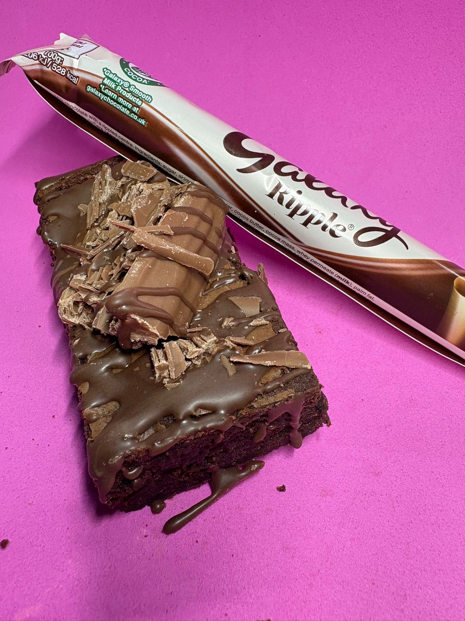 Galaxy Ripple Brownie