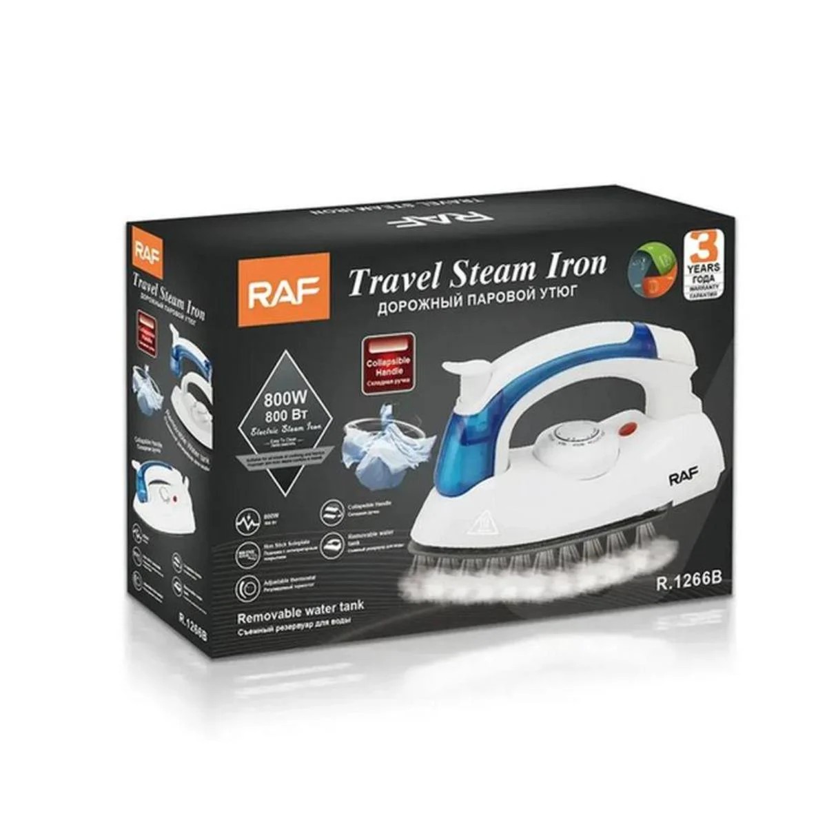 Fer à Repasser Vapeur de Voyage RAF – BCB0193_1