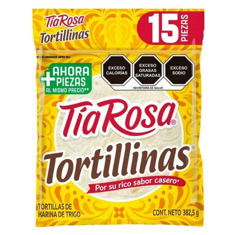 Tortillas de Harina Tía Rosa Tortillinas 382.5g_0