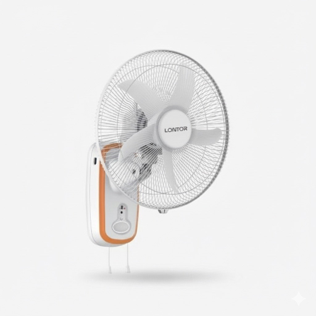 Lontor Rechargeable Wall Fan With Remote 16inches CF015R-16_0