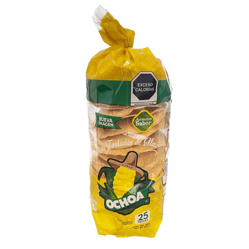 Tostadas Ochoa con 25pz