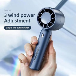 Portable Hand Fan Mini Cooler USB Rechargeable Cold Fan