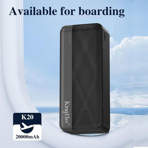 KingElec 20000mAh Power Banks with LED Light & 3-in-1 Detachable Cables_2