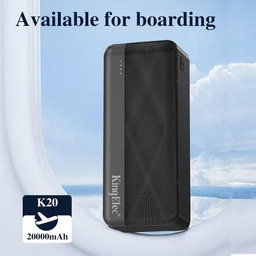 KingElec 20000mAh Power Banks with LED Light & 3-in-1 Detachable Cables