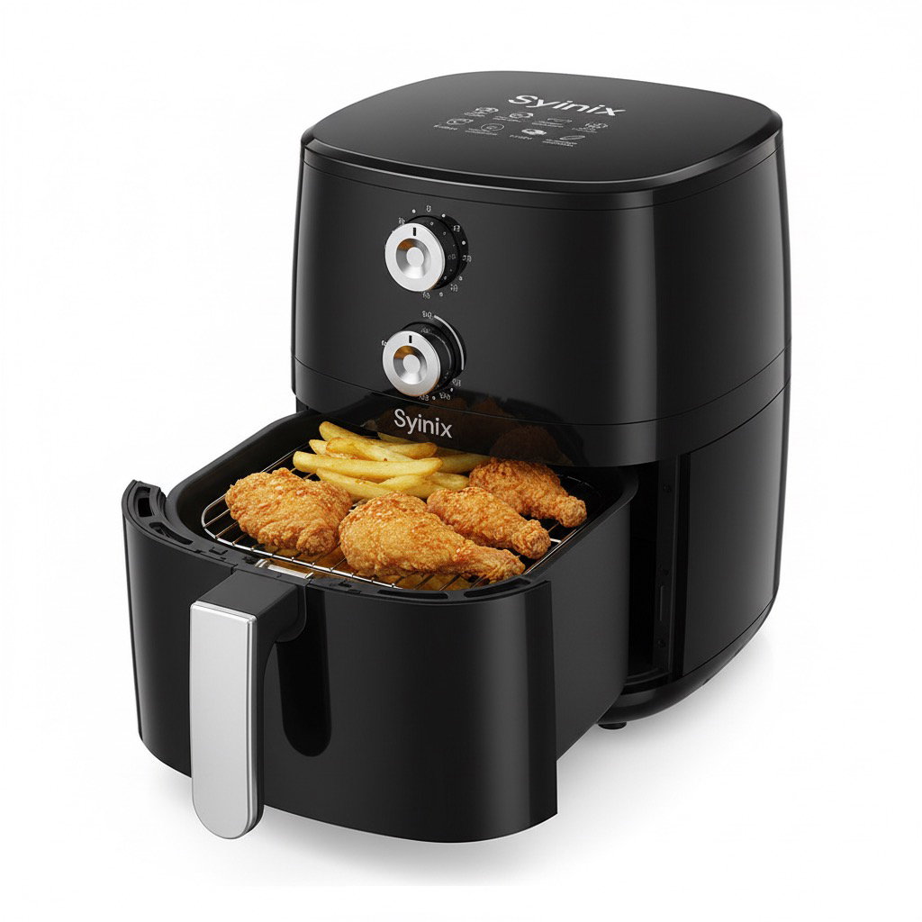 Syinix 6L Temperature Control 3D-Heating Air Fryer SAIF55M_2
