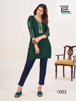 Rayon Short Kurtis 