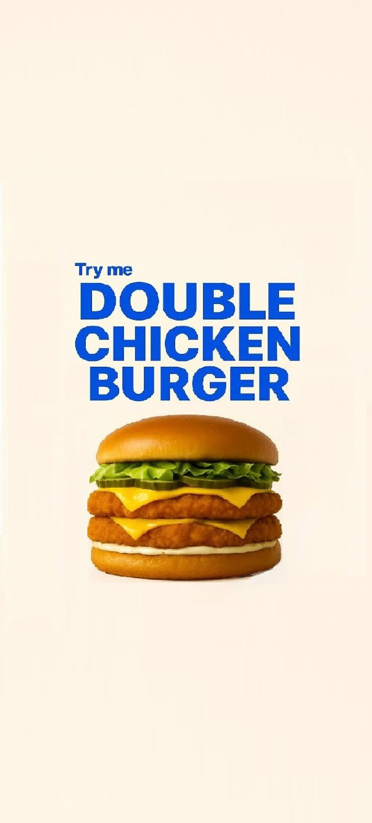 Double Chicken Mushroom Burger_0