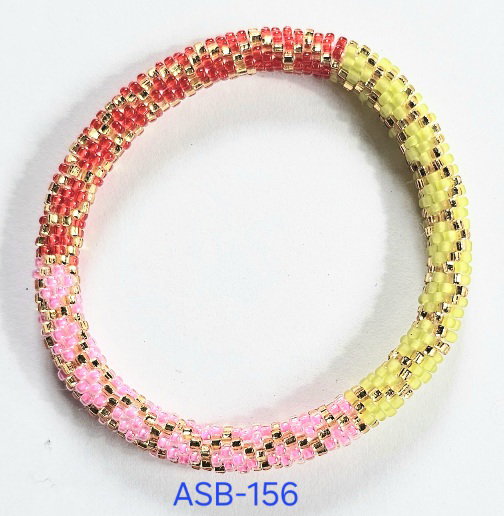 Assorted Glass Bead Bracelets 