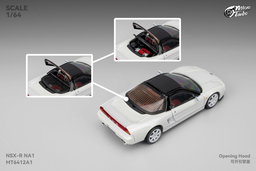 MICRO TURBO MODEL 1/64 CUSTOM NSX-R METALLIC WHITE