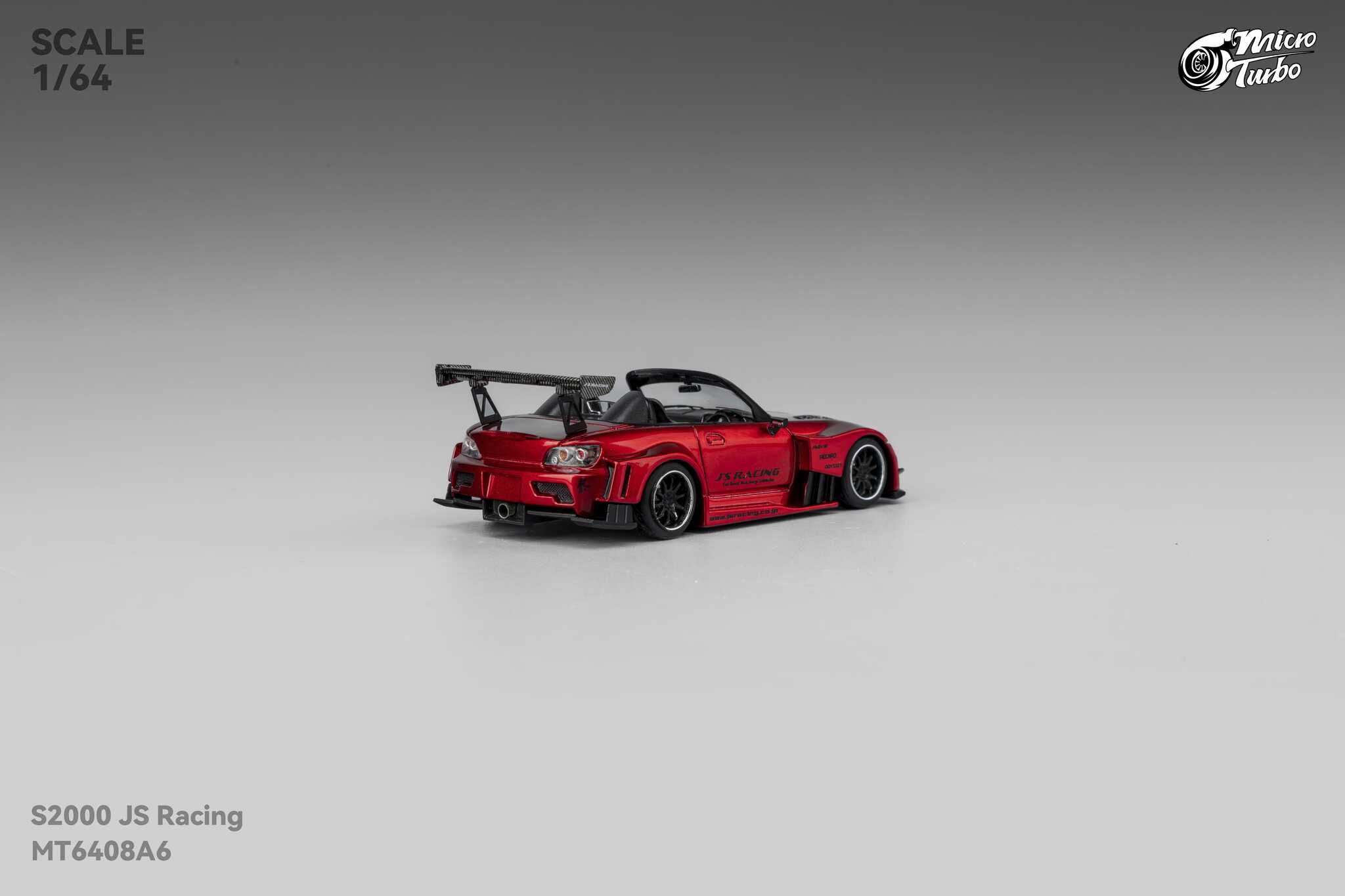 MICRO TURBO MODEL 1/64 CUSTOM S2000 JS RACING - CANDY RED_5
