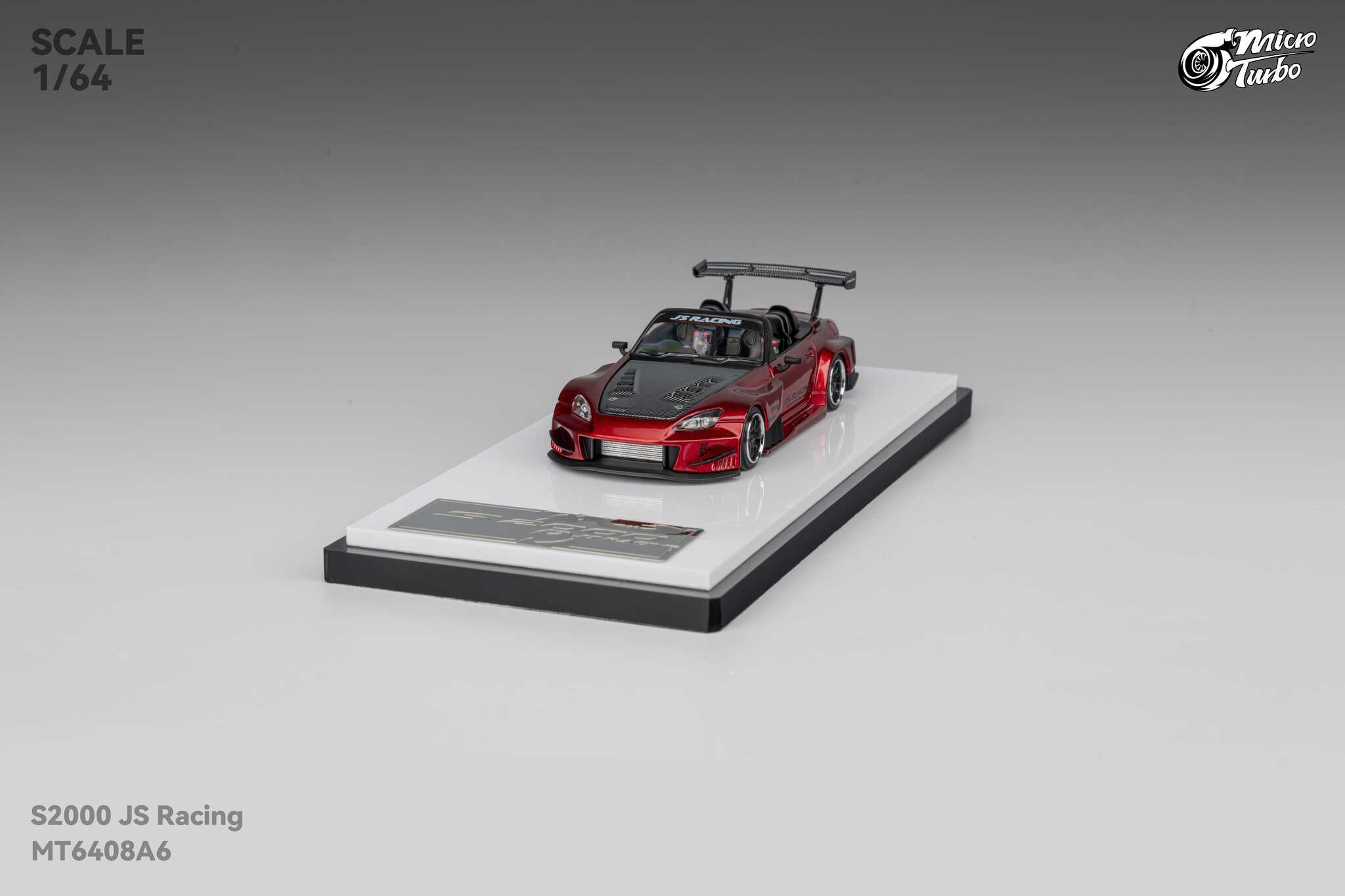 MICRO TURBO MODEL 1/64 CUSTOM S2000 JS RACING - CANDY RED_8