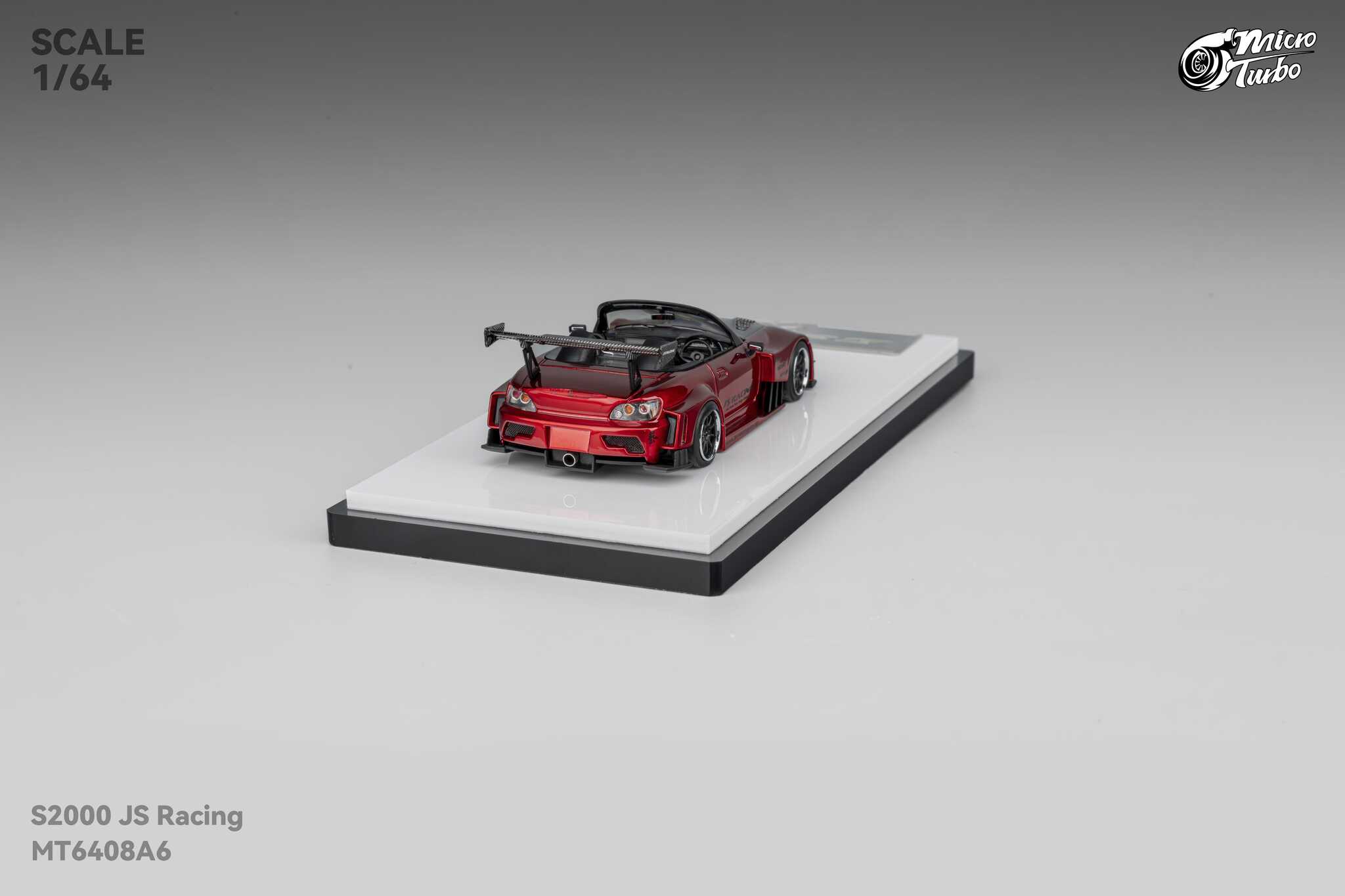 MICRO TURBO MODEL 1/64 CUSTOM S2000 JS RACING - CANDY RED_7