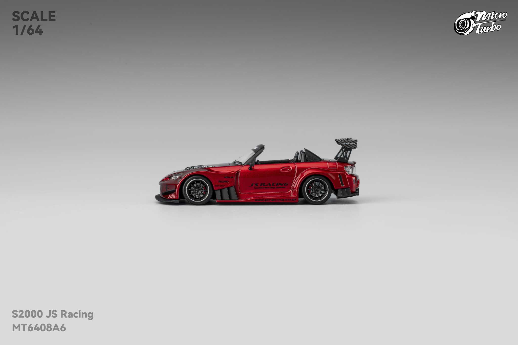 MICRO TURBO MODEL 1/64 CUSTOM S2000 JS RACING - CANDY RED_4