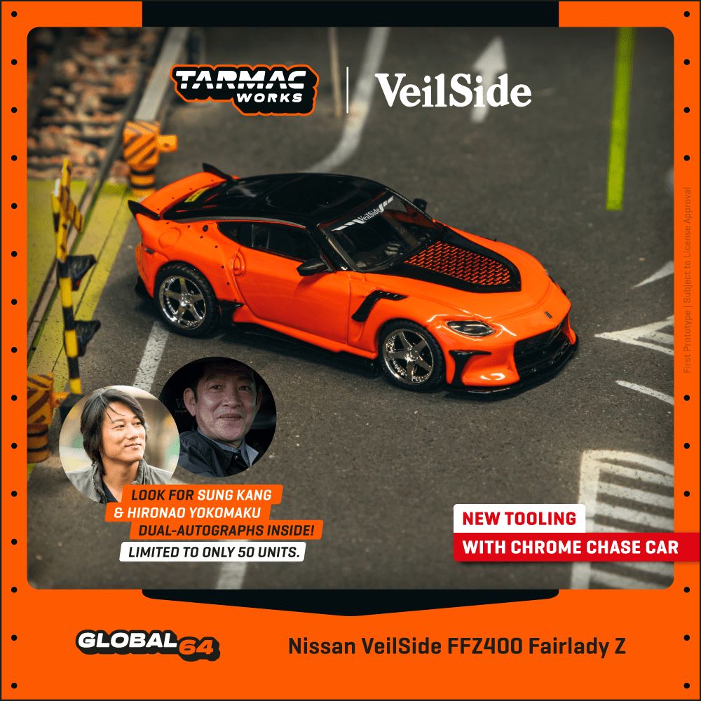 TARMAC WORKS MODEL 1/64 NISSAN VEILSIDE FFZ400 FAIRLADY Z - ORANGE