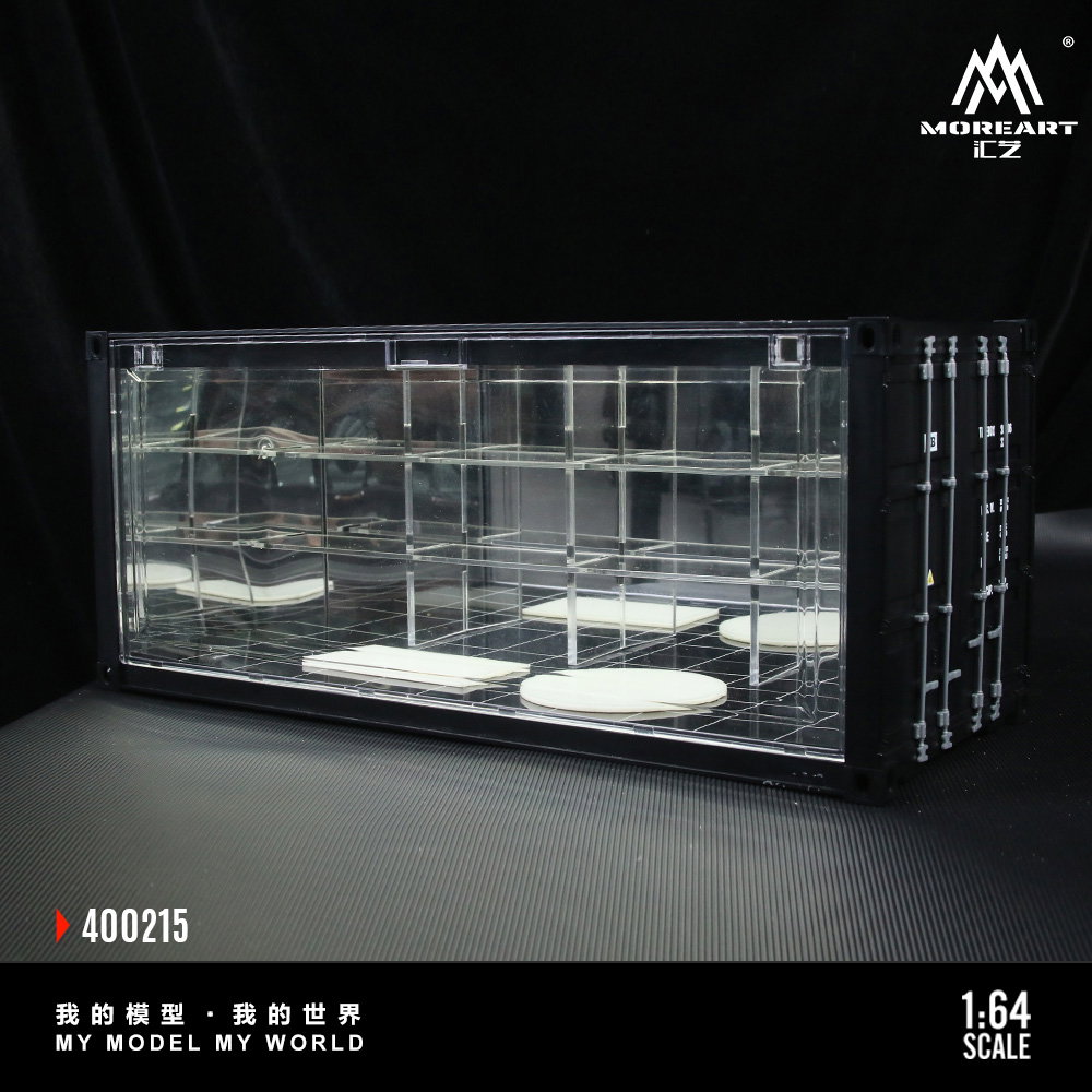 MOREART DIORAMA MODEL 1/64 CONTAINER CAR PARK_4