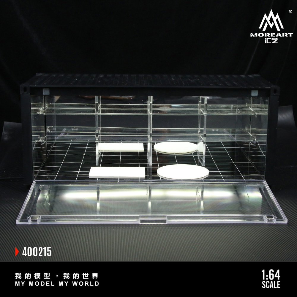 MOREART DIORAMA MODEL 1/64 CONTAINER CAR PARK_3
