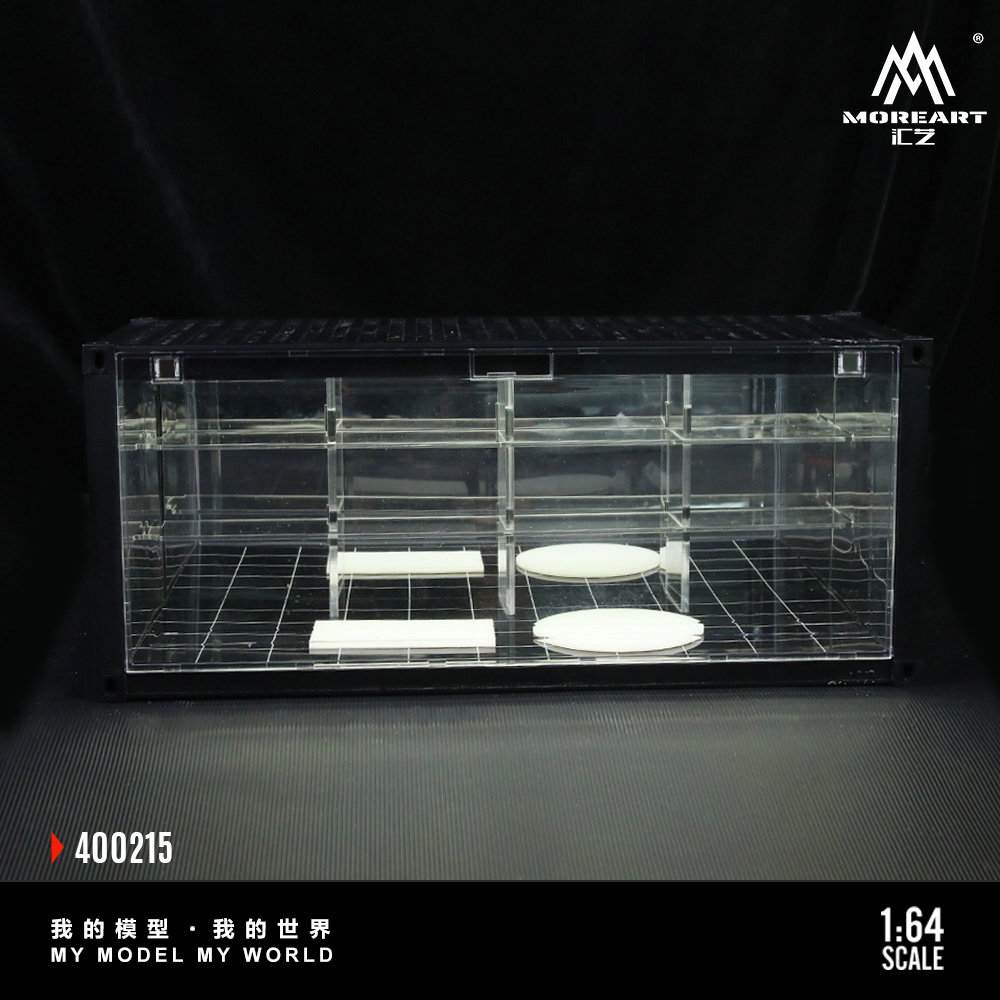 MOREART DIORAMA MODEL 1/64 CONTAINER CAR PARK_5